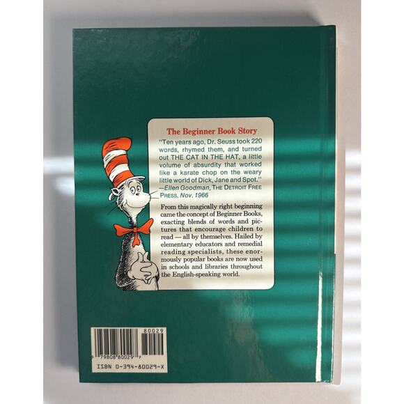 Hop on Pop by Dr. Seuss First Edition Book Club 1963 Hardcover - Picture 2 of 10